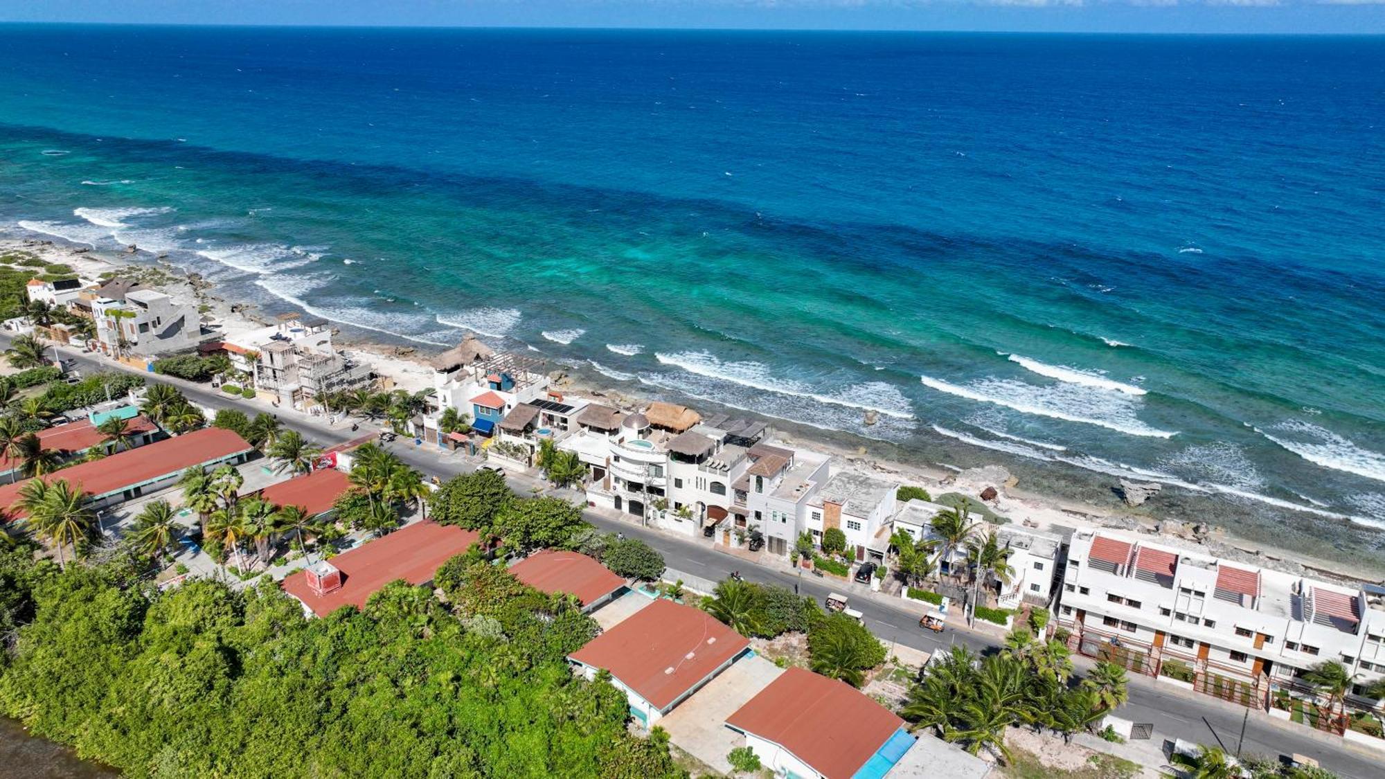 Casa Javi- Ocean Front Located Mid Isla Mujeres别墅 外观 照片