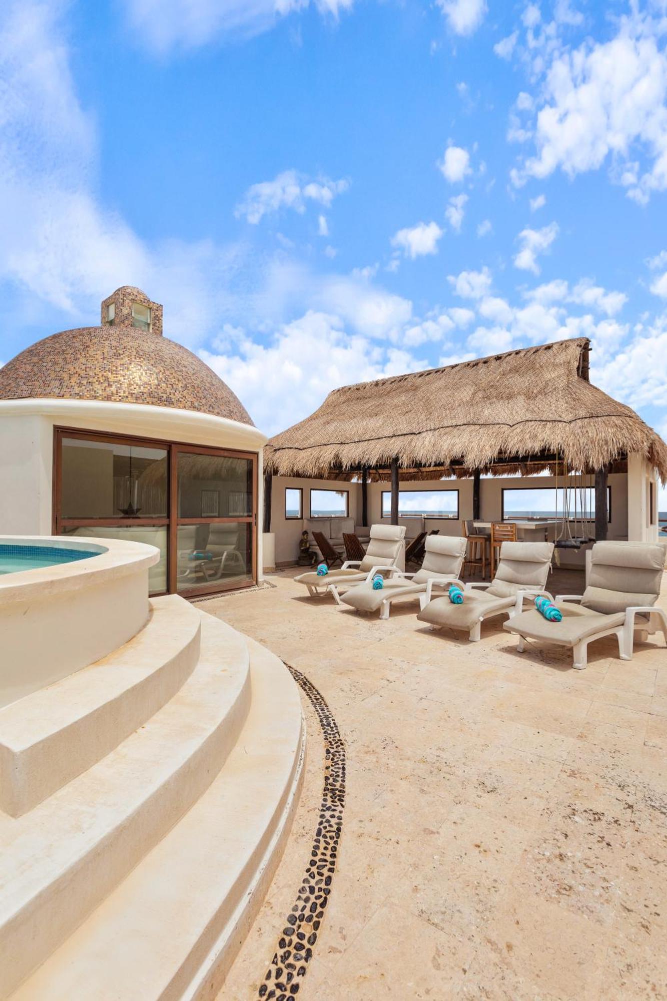 Casa Javi- Ocean Front Located Mid Isla Mujeres别墅 外观 照片
